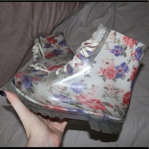 Floral Boots